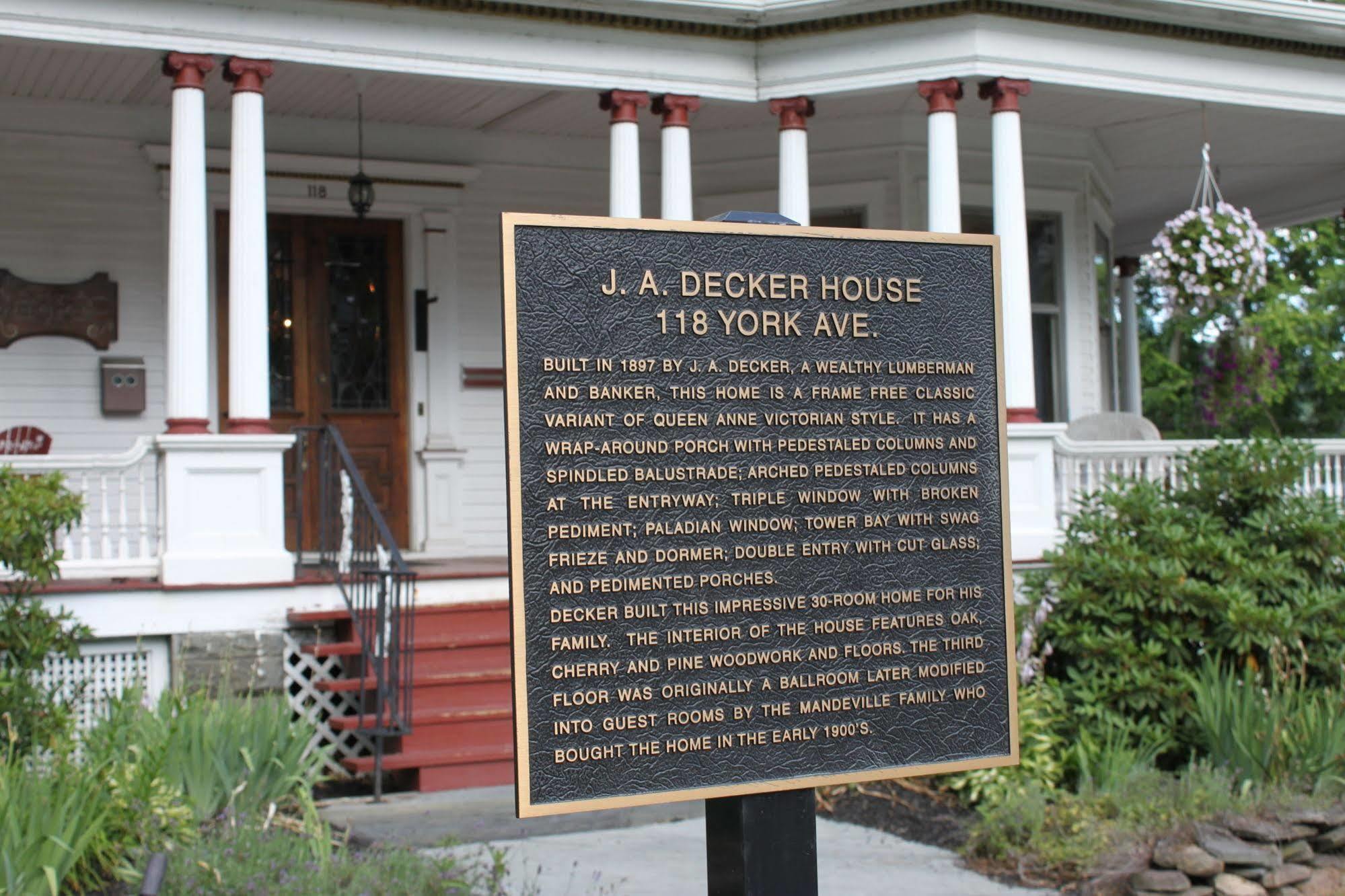 Victorian Charm Inn Towanda Exterior foto